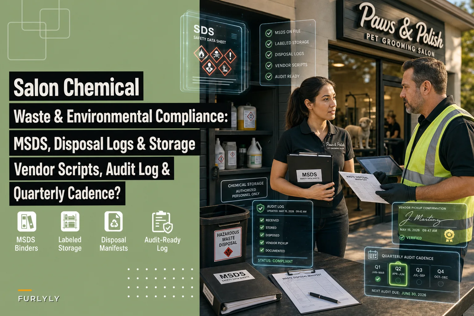 Salon Chemical, Waste and Environmental Compliance Checklist
