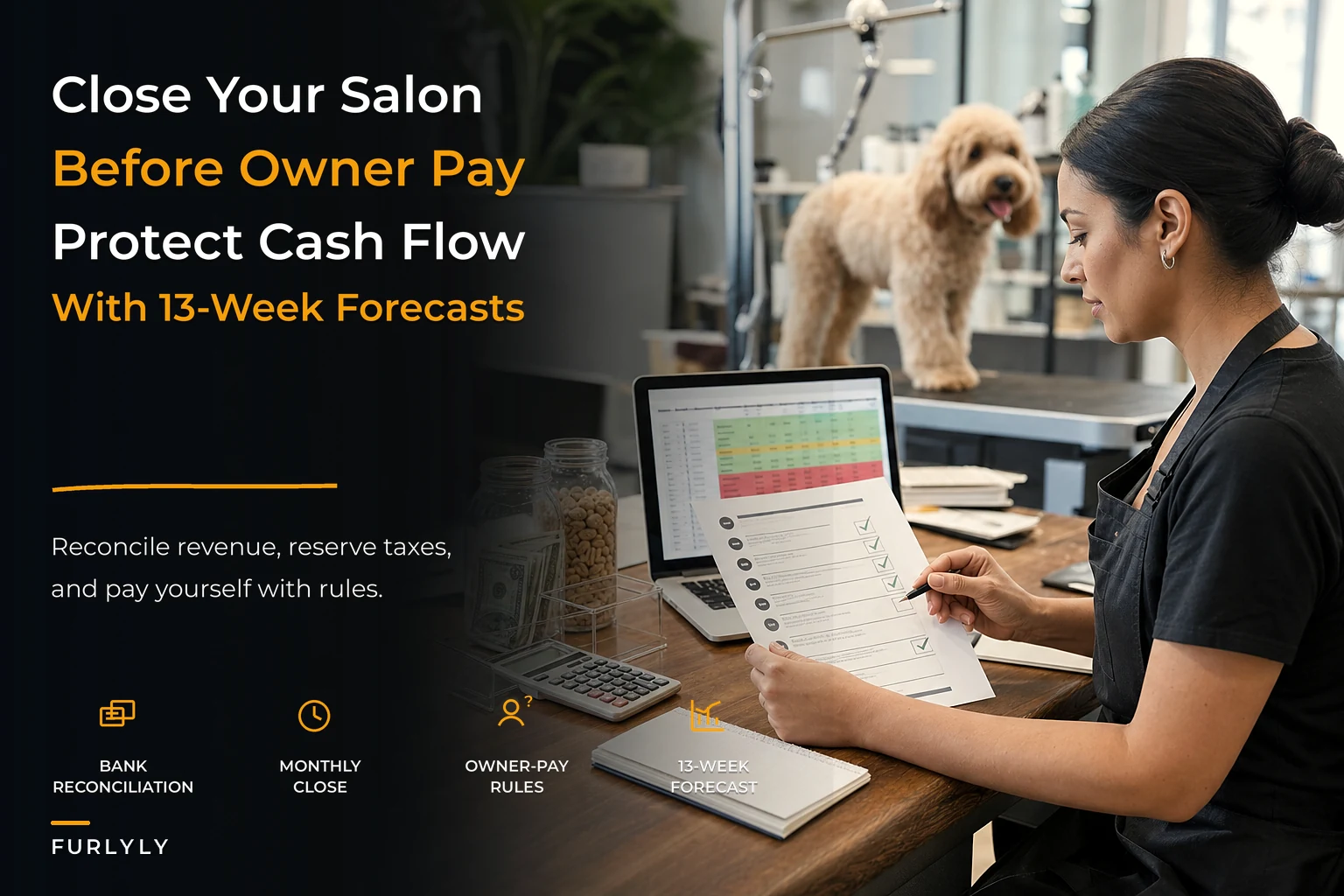 Salon Monthly Close, Owner Pay and Cash Flow Checklist