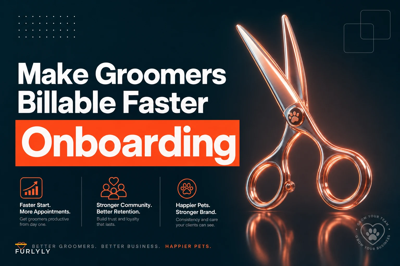 Stop Losing Time on New Hires: A Competency 30-60-90 Onboarding Plan to Make Junior Groomers Billable Faster