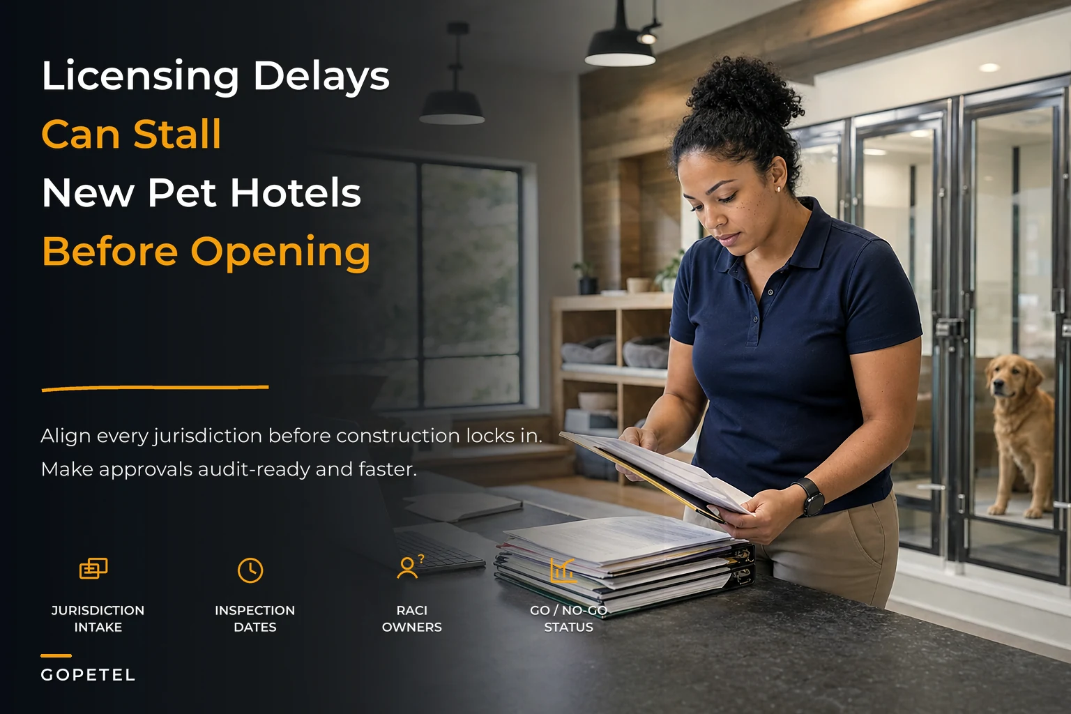 Close new sites faster: a multi-jurisdiction licensing governance playbook for pet hotels