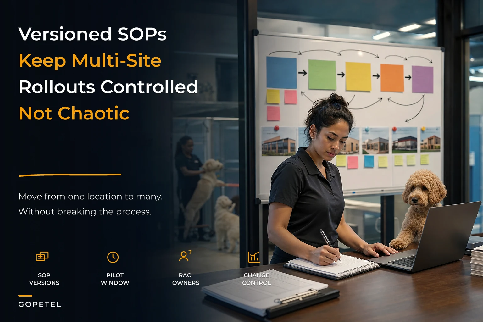 From single site to multi-site: an SOP versioning playbook for pet hotels