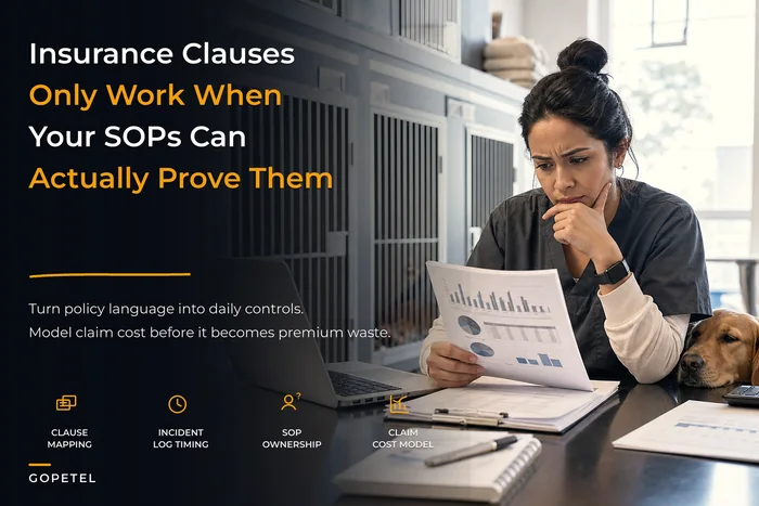 Insurance mistakes that cost pet hotels: incident-cost modelling, contract clauses and transfer strategies