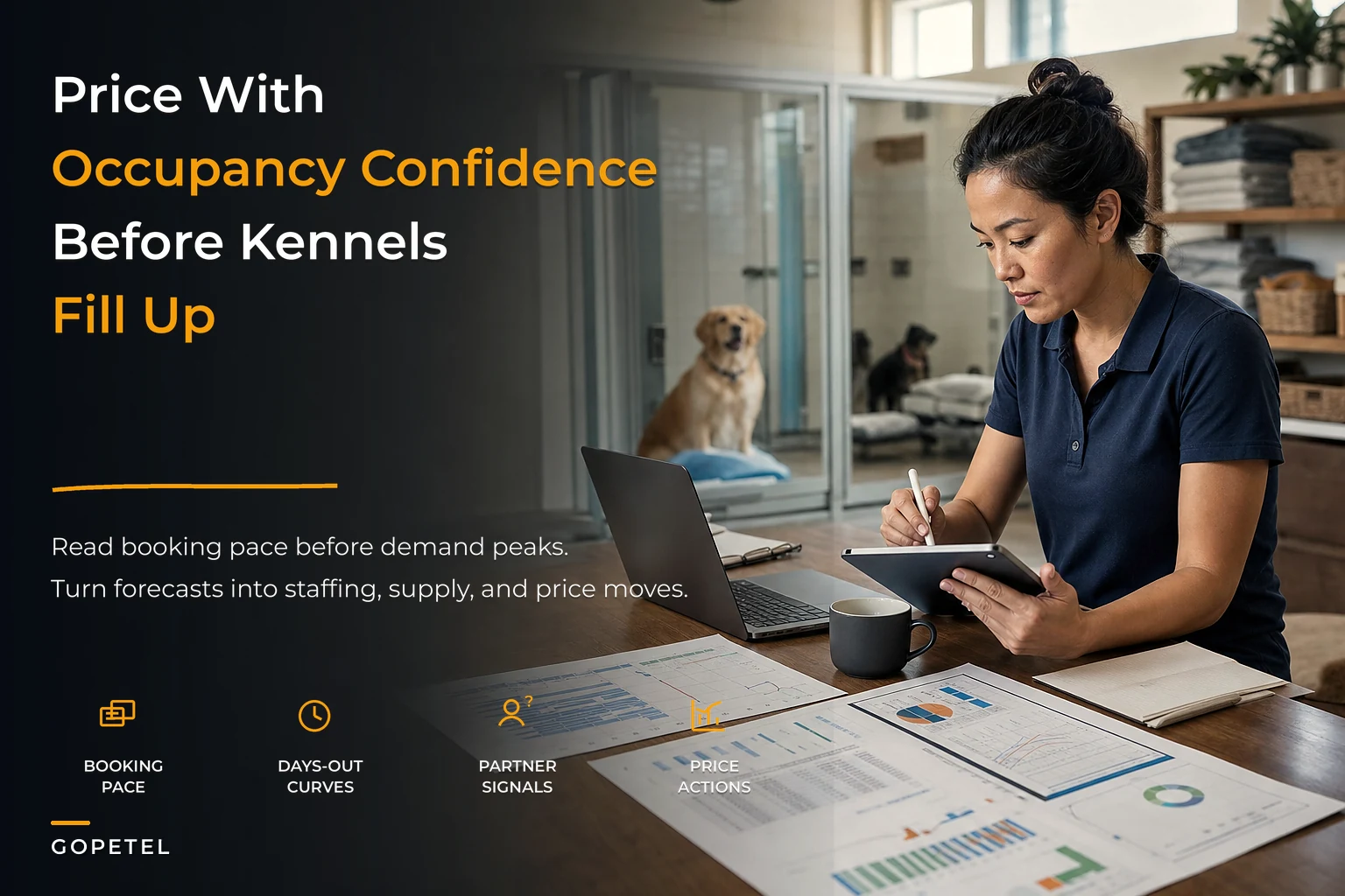 Make pricing decisions with confidence: a lead-time aware occupancy‑forecasting system for pet hotels