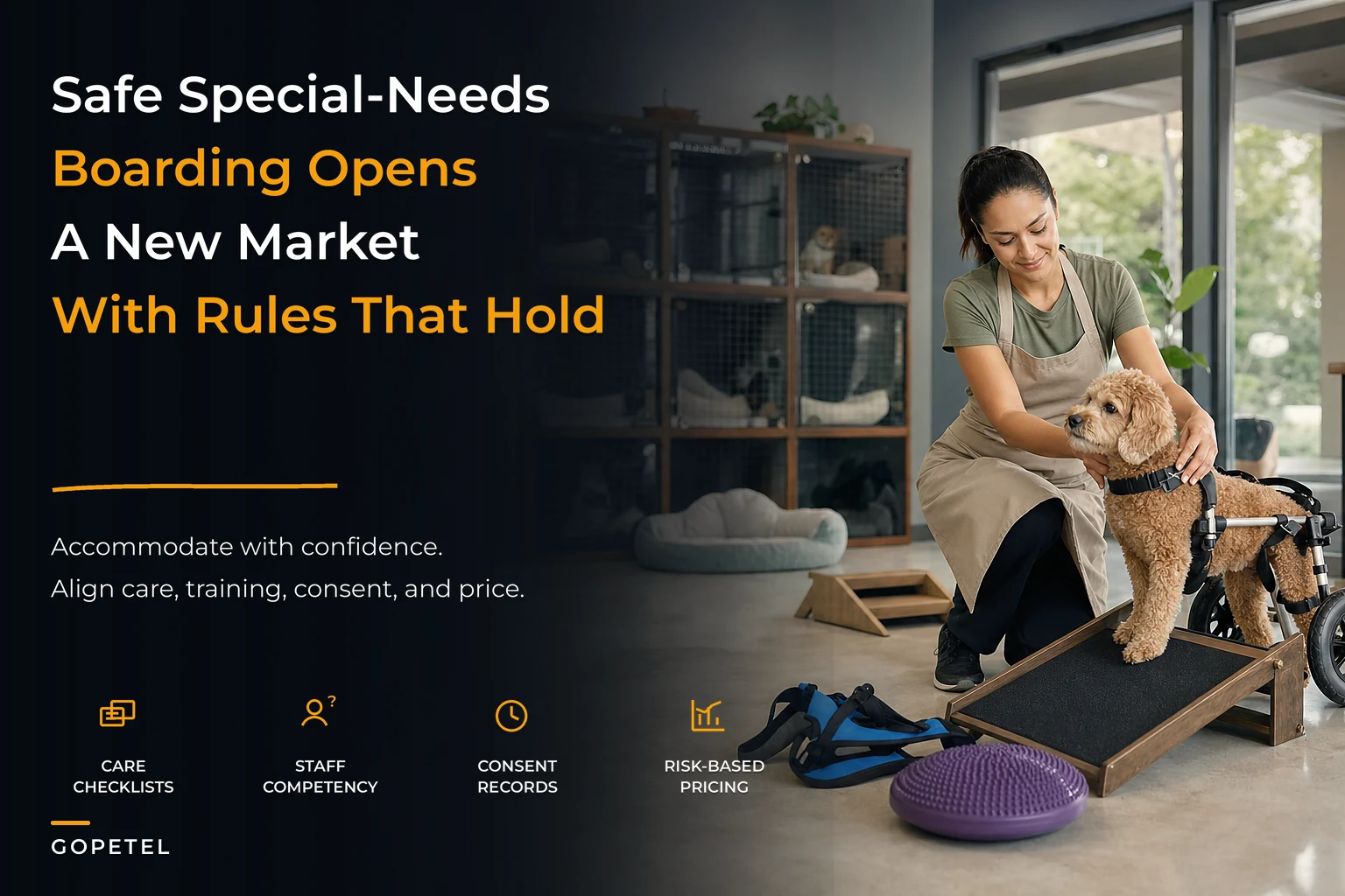Open a new market safely: an accessibility & special‑needs boarding system with policy, training and pricing templates