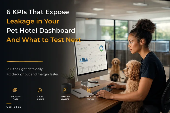 The 6 KPIs every pet hotel needs—and the experiments that fix them