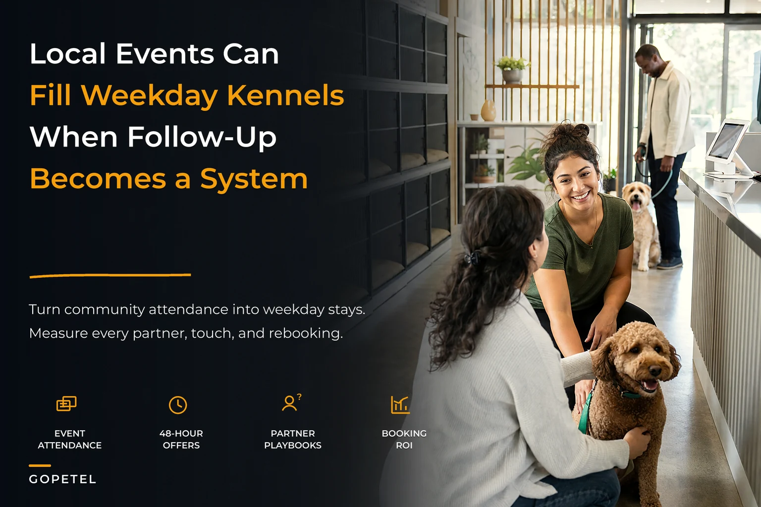 Turn Local Events into Weekday Bookings: A Community Engagement System with Event-to-Booking Funnels and ROI Templates