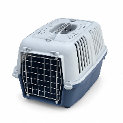 Plastic Pet Carrier with Metal Door thumbnail 1