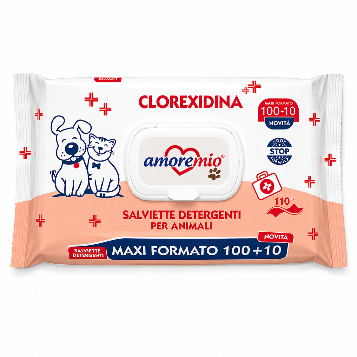 Amoremio Chlorhexidine Pet Wipes