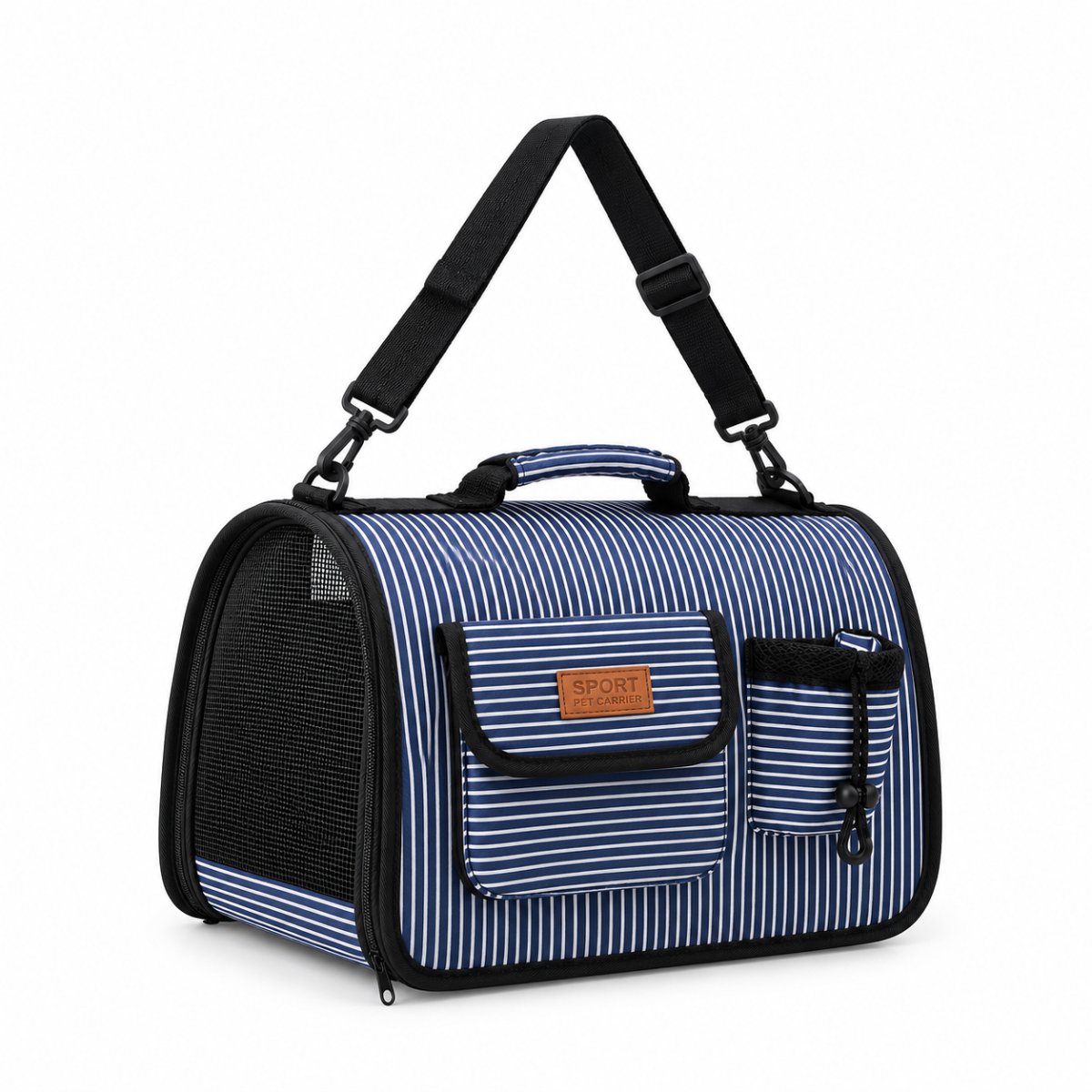 Striped Sport Pet Carrier