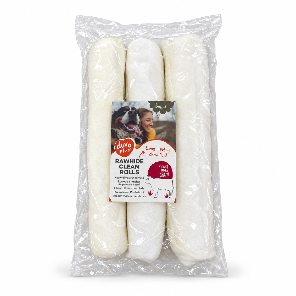 Duvo+ Rawhide Clean Rolls