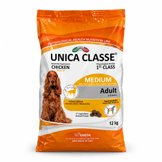 Unica Classe Medium Adult Dog Food – Chicken