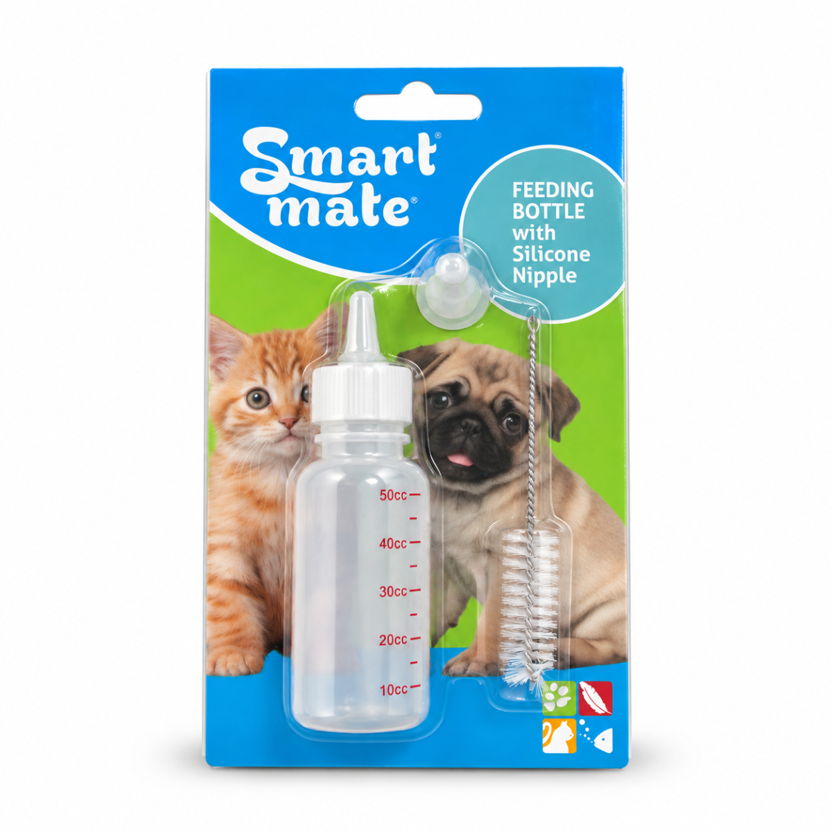 Smart Mate Feeding Bottle for Puppies & Kittens