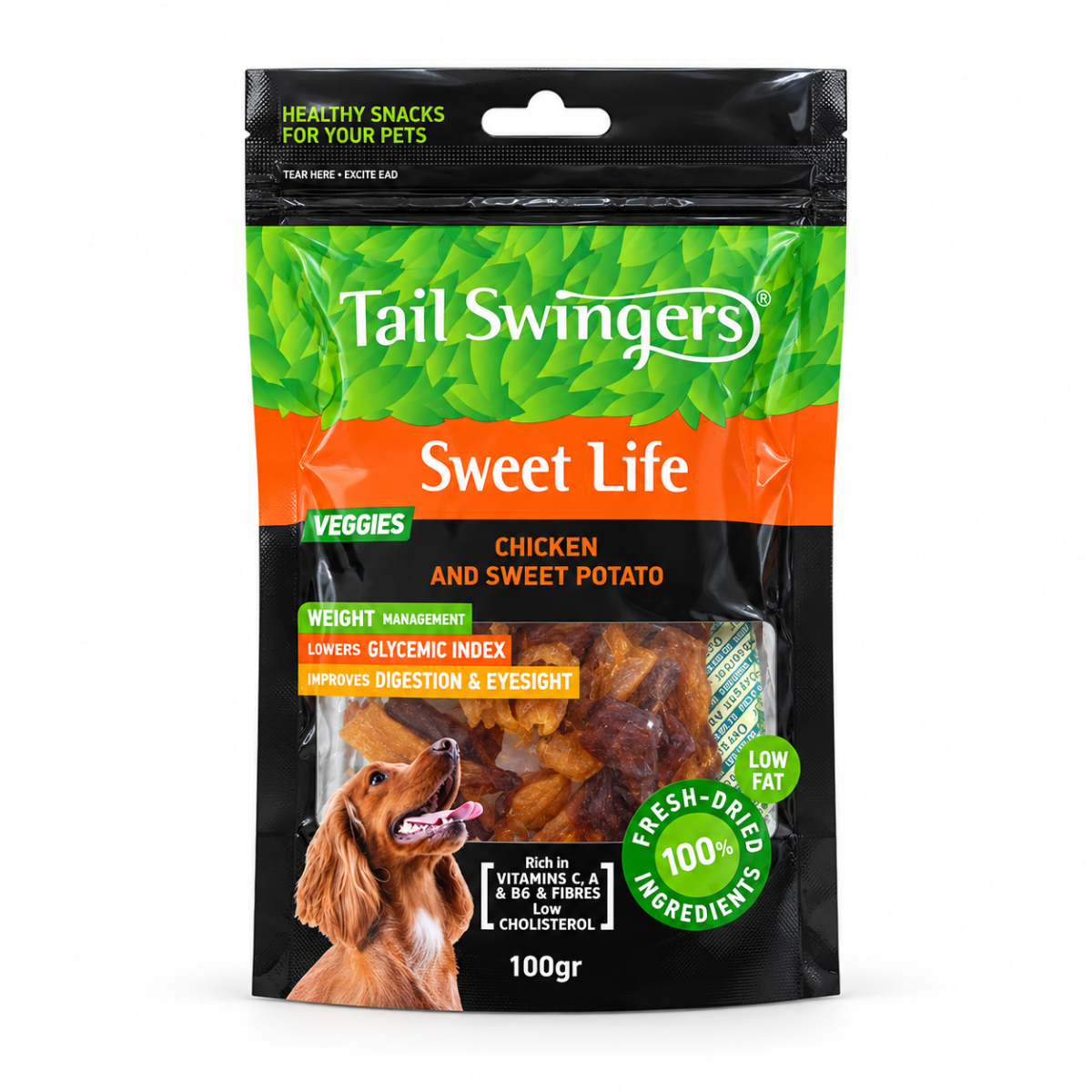 Tail Swingers Sweet Life Chicken & Sweet Potato Dog Treats