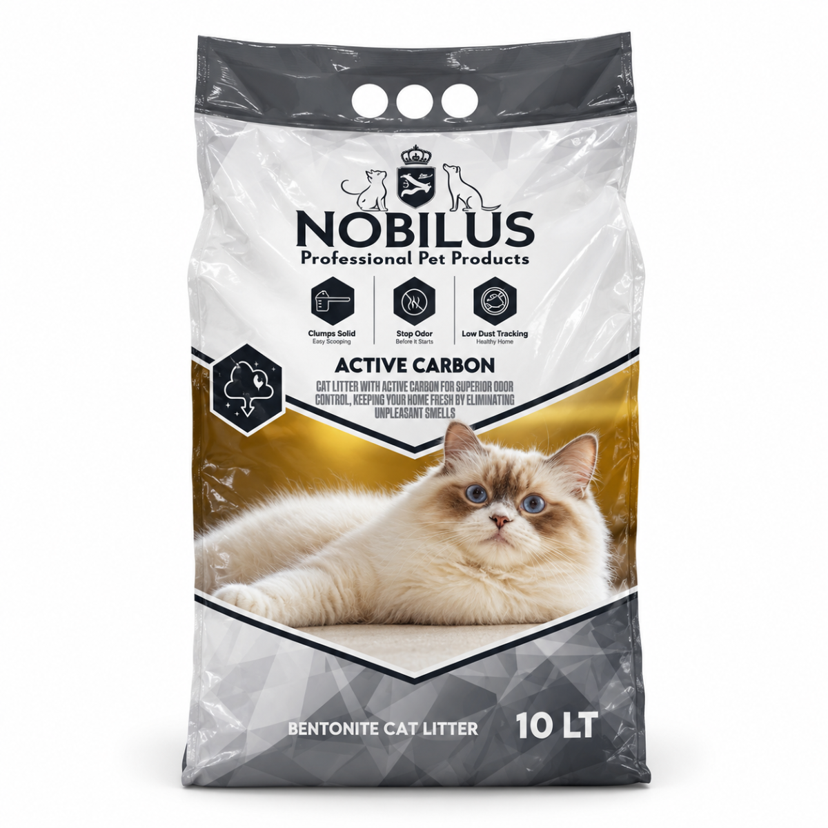 Nobilus Active Carbon Bentonite Cat Litter