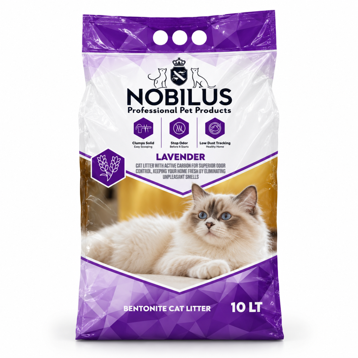 Nobilus Lavender Bentonite Cat Litter