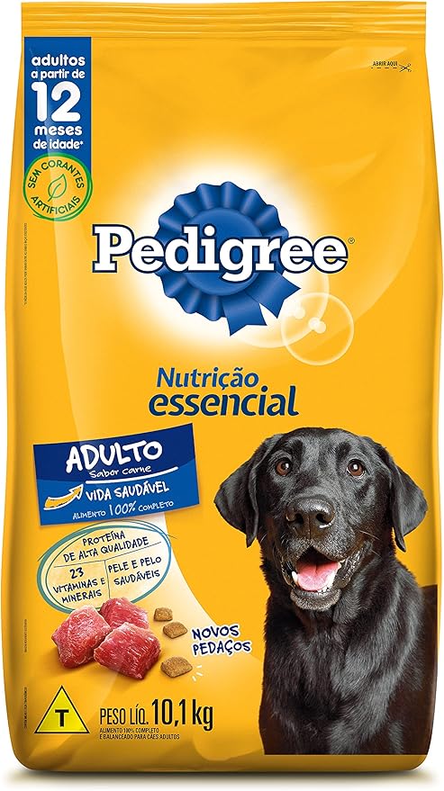 Ração Pedigree Nutrição Essencial Carne para Cães Adultos - imagem 2