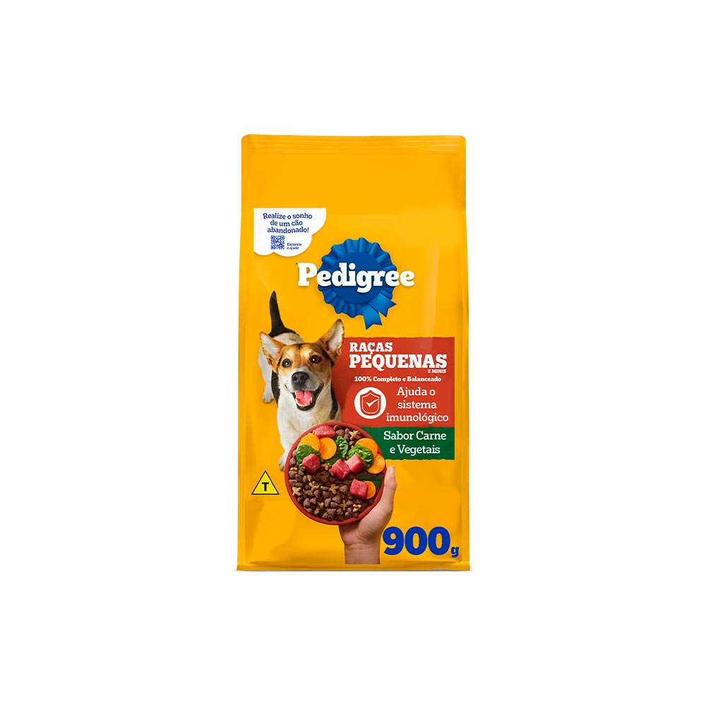 Ração Pedigree Carne e Vegetais Cães Adultos Raças Pequenas e Minis - imagem 6