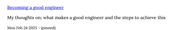 Becoming a good engineer