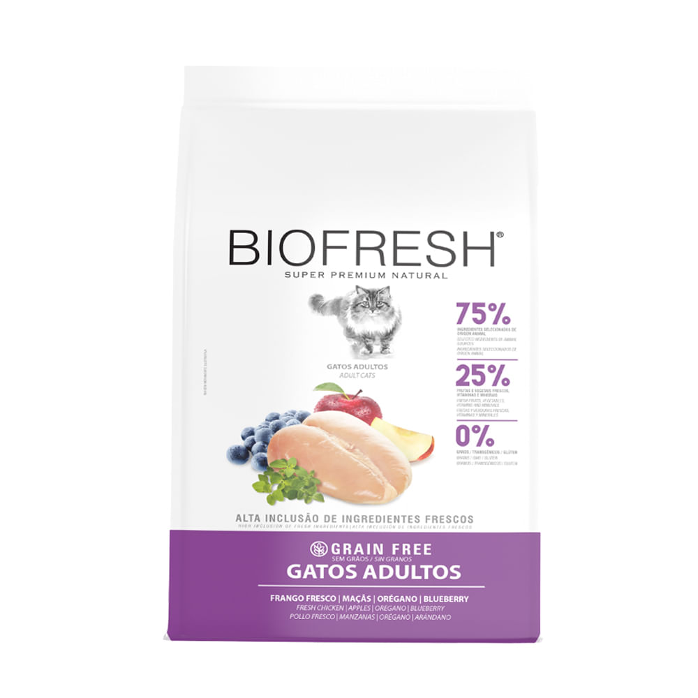 Ração Biofresh Gatos Adultos Frango 400g