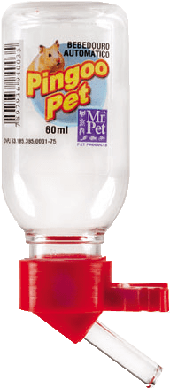 Bebedouro Plástico Para Hamster Tudopet 60 Ml