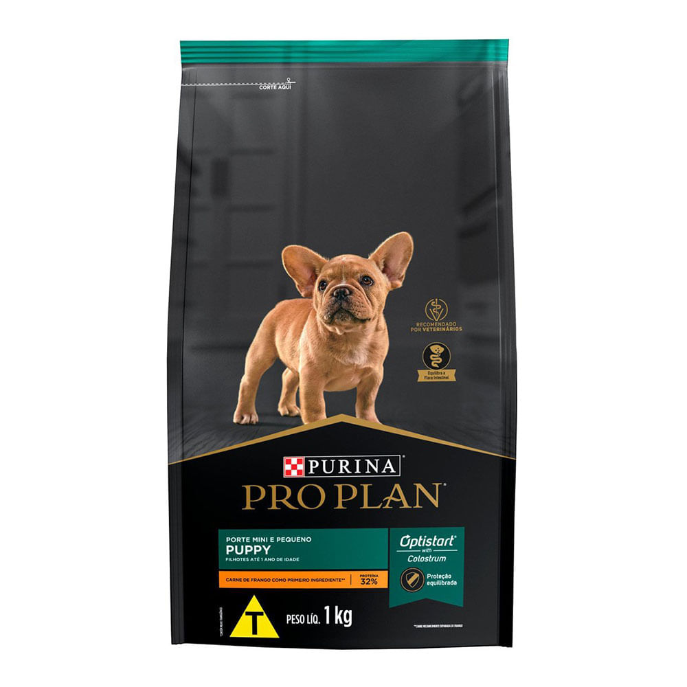 Ração Pro Plan Cães Filhotes Porte Pequeno Frango 1kg