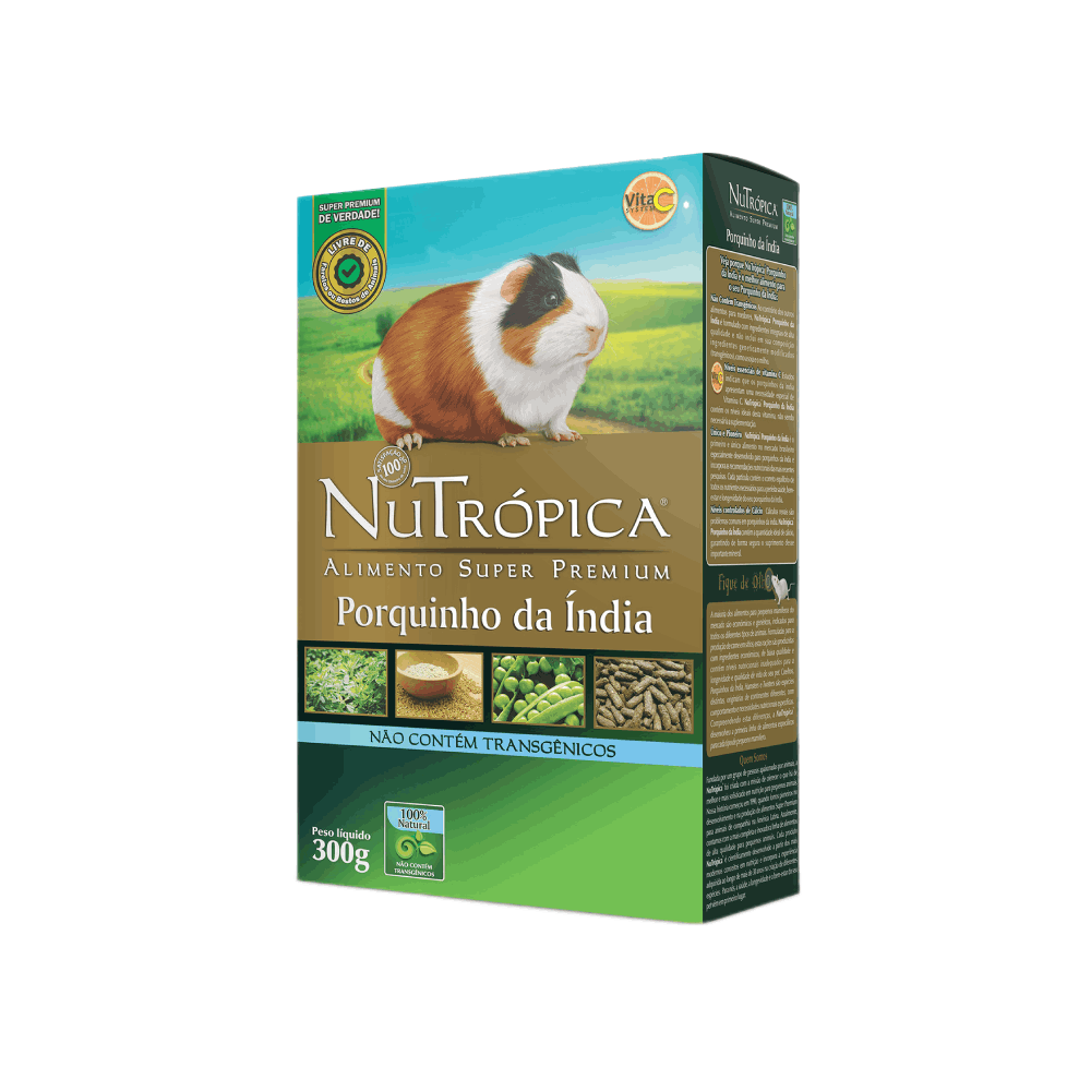 Ração Nutrópica Para Porquinho-Da-Índia Super Premium 300g