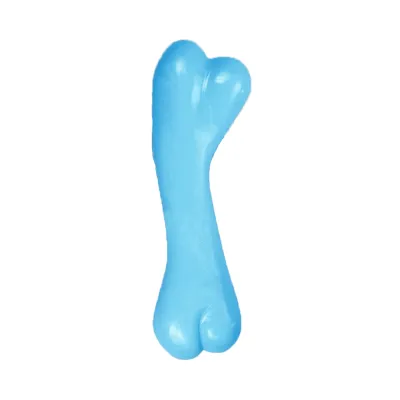 Brinquedo Mordedor Ossinho Baby Bone Jambo Azul Único