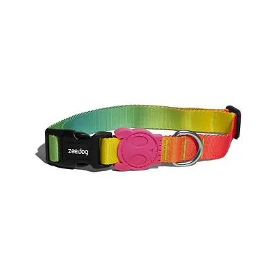Zee.Dog Dog Collar, Citrus, Medium