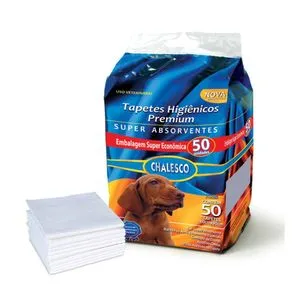 Tapete Higinico para Ces Chalesco com 50 Unidades