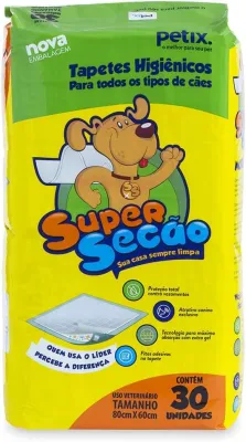 Tapete Higiênico 30 Unidades Petix Super Secão