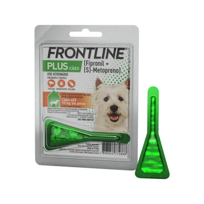 Antipulgas E Carrapatos Frontline Plus Para Cães Até 0,67 Ml