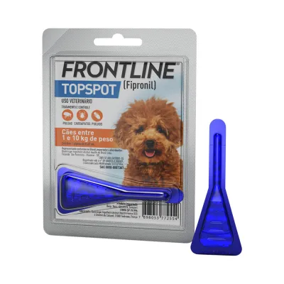 Antipulgas E Carrapatos Frontline Topspot Para Cães De 1 A 0,67 Ml