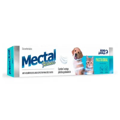 Vermfugo Mectal Filhotes Ces E Gatos Mundo Animal - 14g
