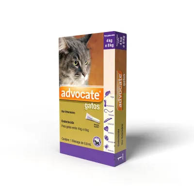 Antipulgas Advocate Gatos Entre 4 E 1 Pipeta