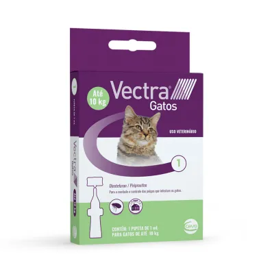 Antipulgas Vectra Gatos Até Ceva 1 Ml 1 Pipeta
