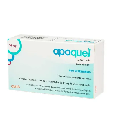 Apoquel 16 Mg Para Cachorro 20 Comprimidos