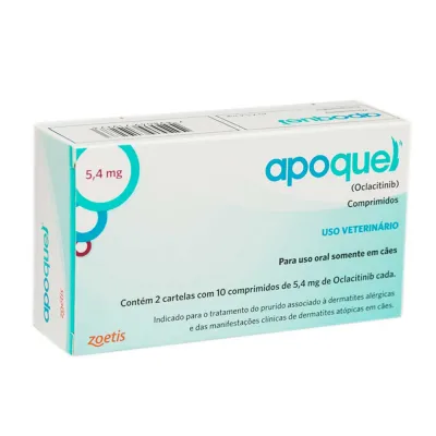 Apoquel 5,4mg com 20 Comprimidos