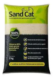 Areia Higiênica Sandcat 2kg