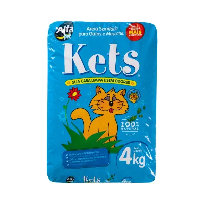 Areia Sanitária Para Gatos  Kets 4kg