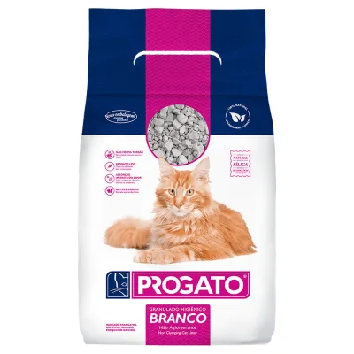 Areia Higiênica Granulado Higiênico Progato Tradicional 1.8kg