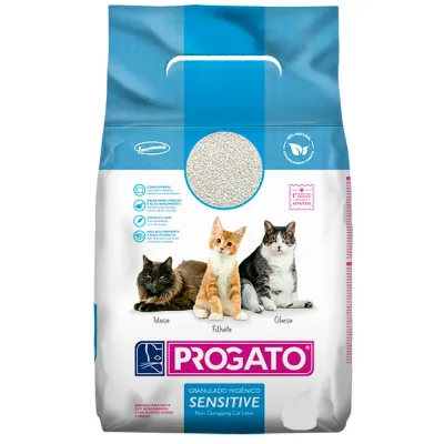 Areia Higiênica Granulado Higiênico Progato Sensitive 1.8kg