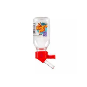 Bebedouro Bico Vidro Mr. Pet Roedores Vermelho - 60 Ml