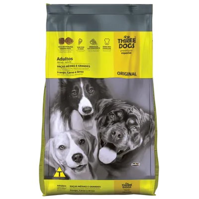Ração Three Dogs 10kg