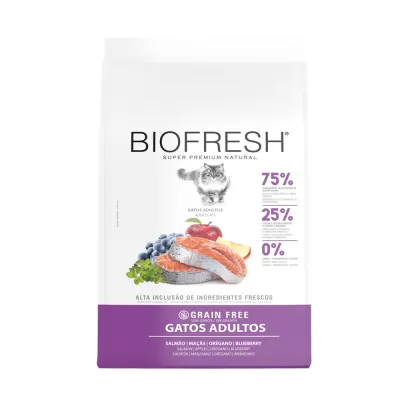 Ração Biofresh Gatos Adultos Salmão 400g