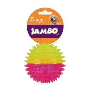 Bola Espinho Dual Color Jambo Rosa E Amarelo