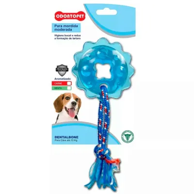 Brinquedo Mordedor Dentalbone Estrela/Corda Ces Até 15kg Odontopet