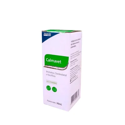 Calmavet 30 Ml Calmante Natural Para Cães E Gatos 30 Ml