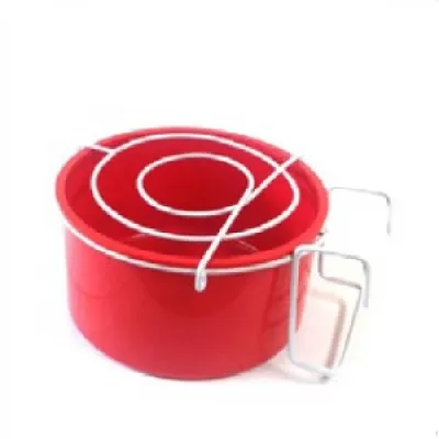 Caneca De Plástico Com Suporte De Arame Para Grade 500 Ml