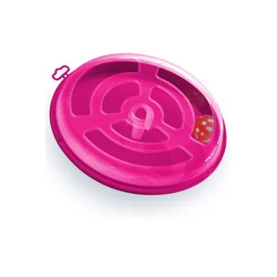 Brinquedo Arranhador Estimulador Gato Bolinha Cat Play Rosa - Único