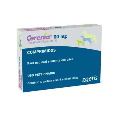 Antiemético Cerenia 60 Mg 4 Comprimidos